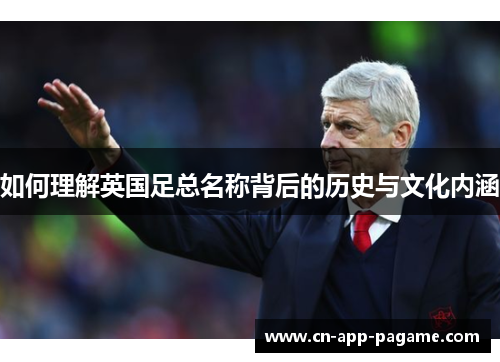 如何理解英国足总名称背后的历史与文化内涵 如何理解英国足总名称背后的历史与文化内涵