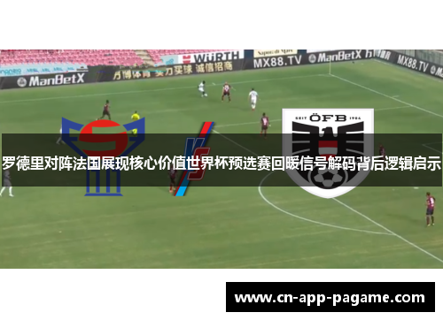 罗德里对阵法国展现核心价值世界杯预选赛回暖信号解码背后逻辑启示